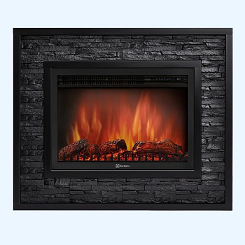 Loft 30 камень черный/черная эмаль (1199827) Firelight Каменный портал